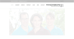 Desktop Screenshot of physiotherapie51.ch